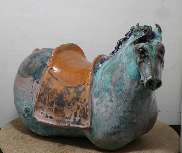 Pillow Talk Hand built Terracotta paper clay